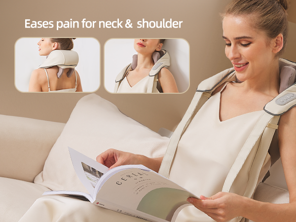 Eases pain for neck and shoulder