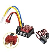 9IMOD WP 1060 2-3s 60A Brushed ESC [T Plug] Waterproof Brushed Electronic Speed Controller with S...