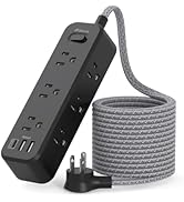 Mifaso Extension Cord, Surge Protector Power Strip, Long Power Strip with 9 Outlets 3 USB Ports, ...