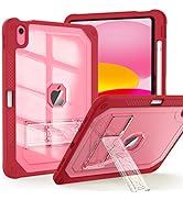 ZoneFoker Case for iPad 10th Generation 10.9 inch 2022, Heavy Duty Shockproof Rugged Protective w...