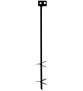 Tie Down Engineering 59090N Iron Root Double Head Double Helix Earth Anchor - 5/8" D x 30" L x (2...