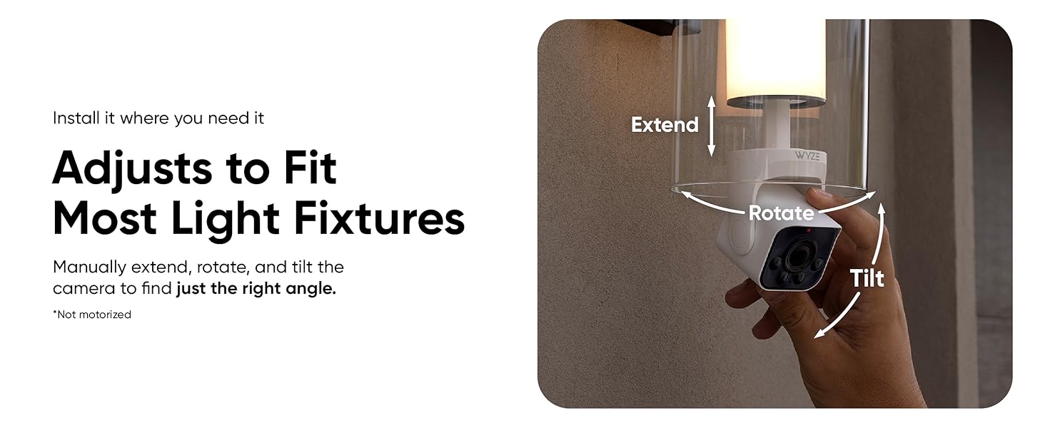 Wyze Bulb Cam Adjustable