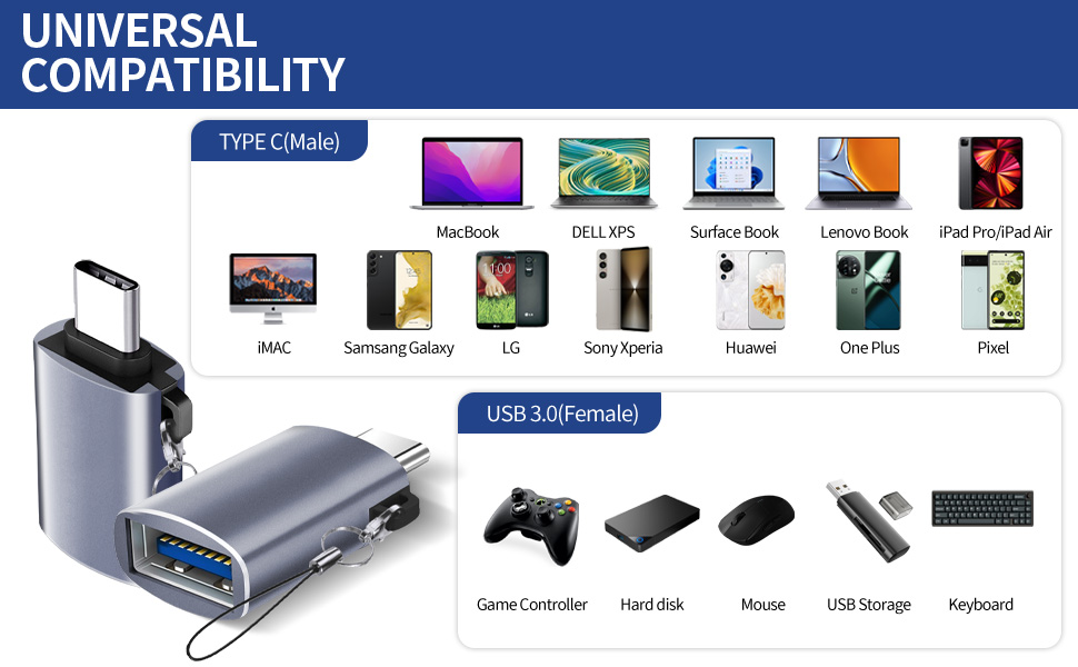 USB C to USB Adapter