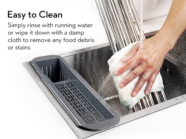 over sink dish drying rack