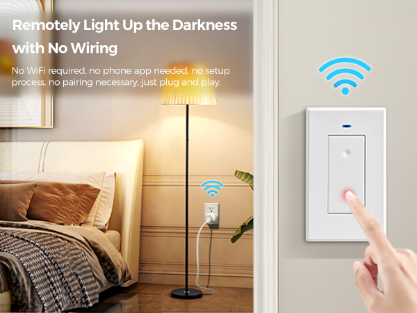 WILAWELS Wireless Remote Light Switch