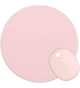 Dapesuom Round Mouse Pad, 8.7 x 8.7 Inch Premium-Textured Washable Non-Slip Rubber Base Cute Smal...
