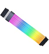 Lian Li Strimer Wireless 24 Pin - Addressable RGB Power Extension Cable with 2.4 GHz Wireless Con...