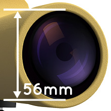 56mm zoom monocular
