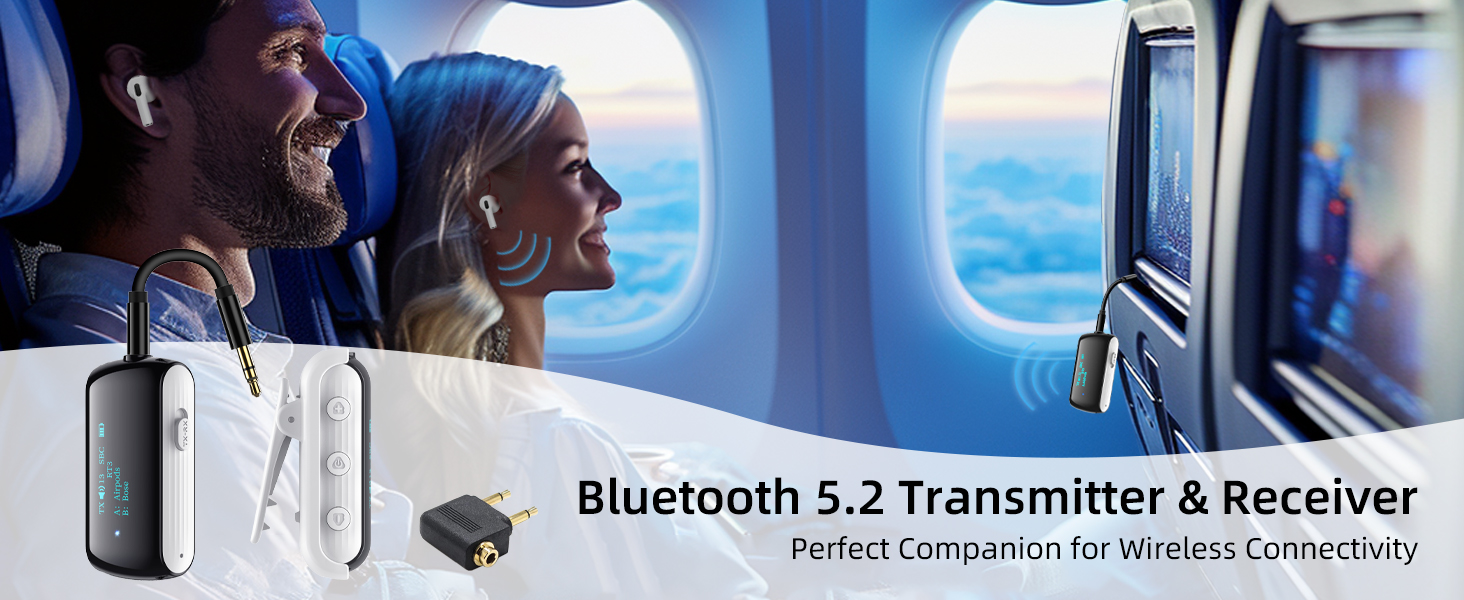 bluetooth transmitter for airplane