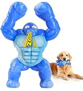 Dog Toys for Aggressive Chewers, Indestructible Chew Toys for Medium Large Breeds(20-80lb), Durab...