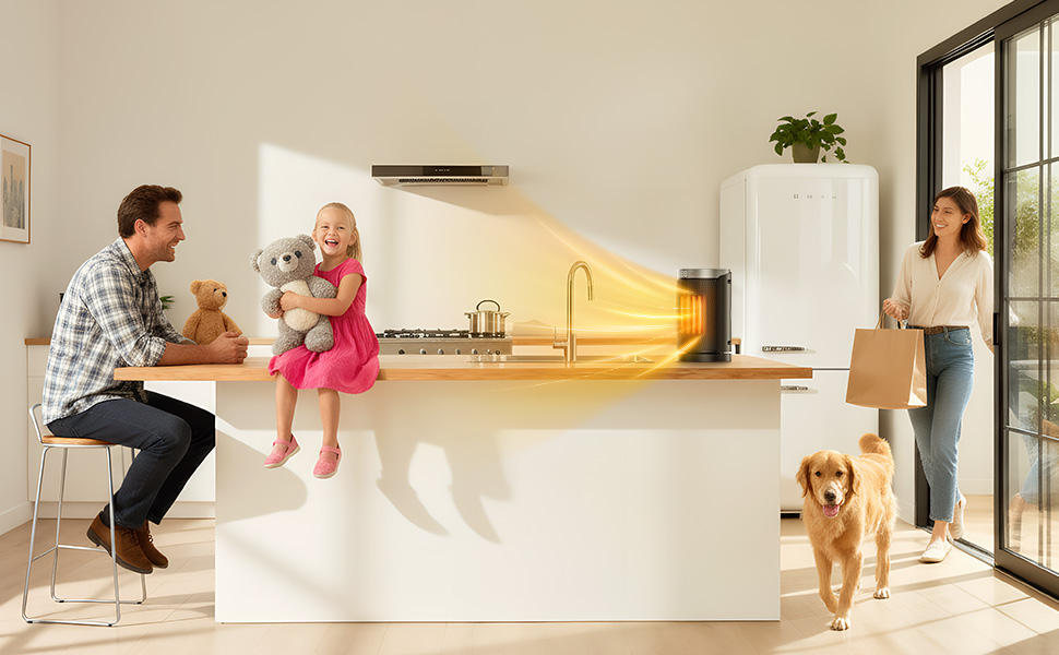 lightweight floor heater desktop heater