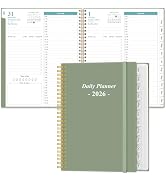Daily Planner 2026 Full Page Per Day- 2026 Daily &amp; Monthly Planner from January 2026 to December ...