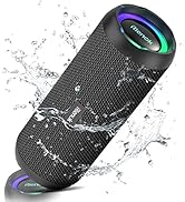 RIENOK Portable Bluetooth Speaker 30W Dual Pairing True Wireless Stereo HD Sound IPX7 Waterproof ...