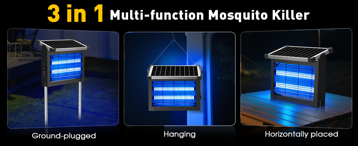 bug zapper outdoor solar powered