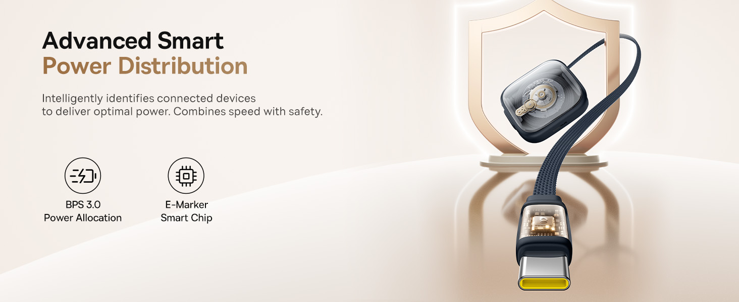 Baseus Retractable USB C Cable 3ft