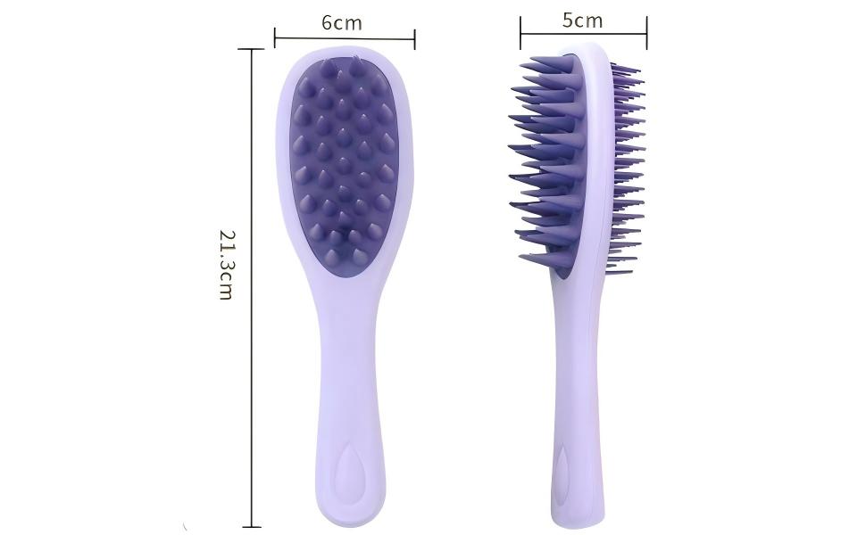  Double-Sided Hair Comb Shampoo Brush