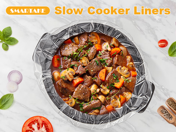 SMARTAKE Slow Cooker Liners