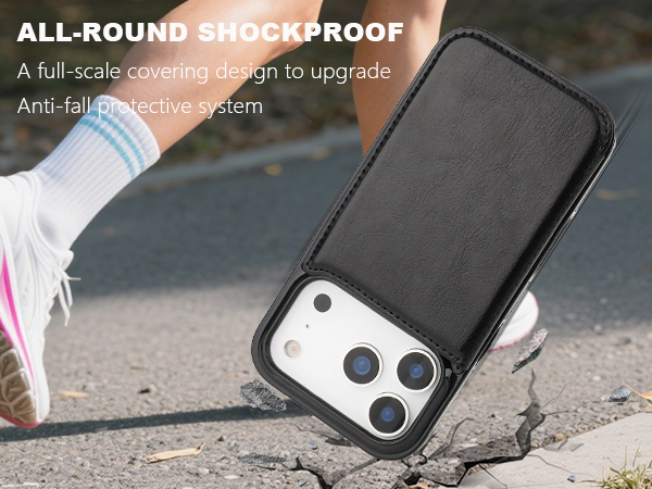 ONETOP Wallet Card Case for iPhone 17 Pro