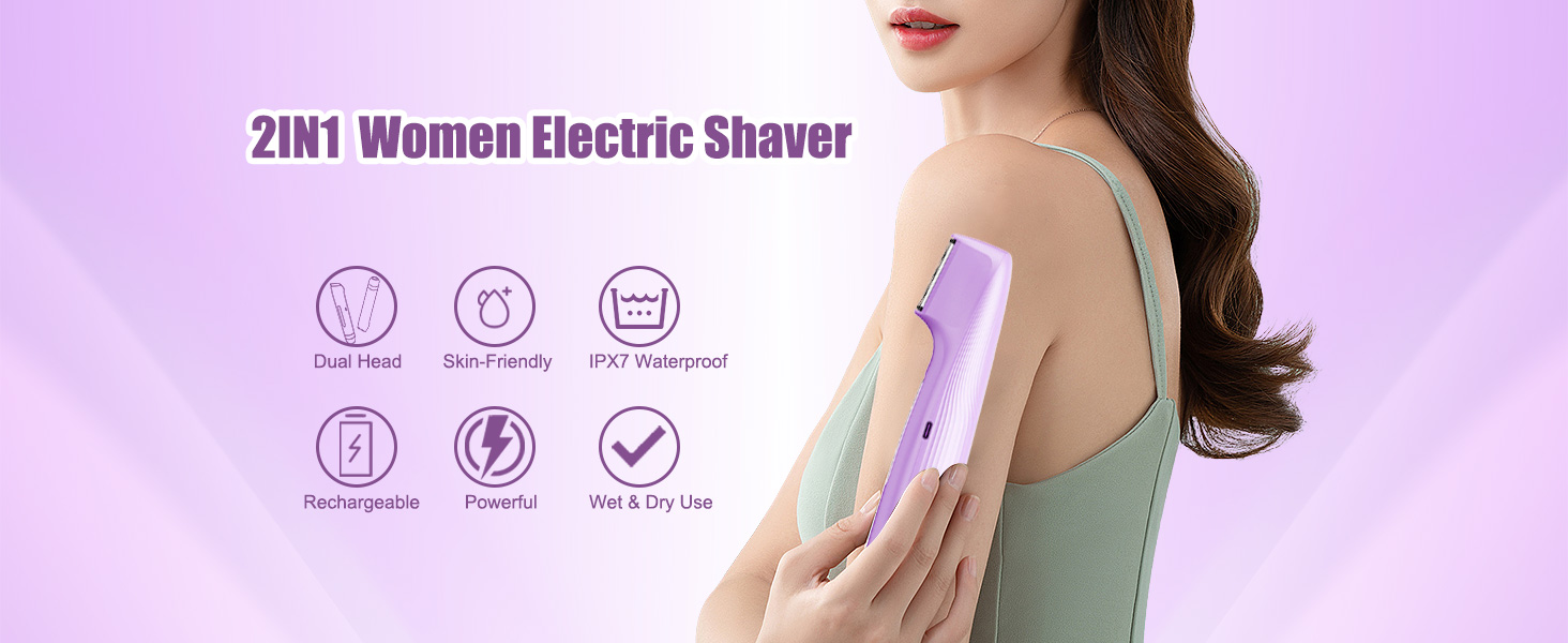 Bikini Trimmer for Women 2 in 1