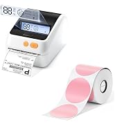 Phomemo D421R Bluetooth Thermal Label Printer with Screen for Paper Level Display - Shipping Labe...