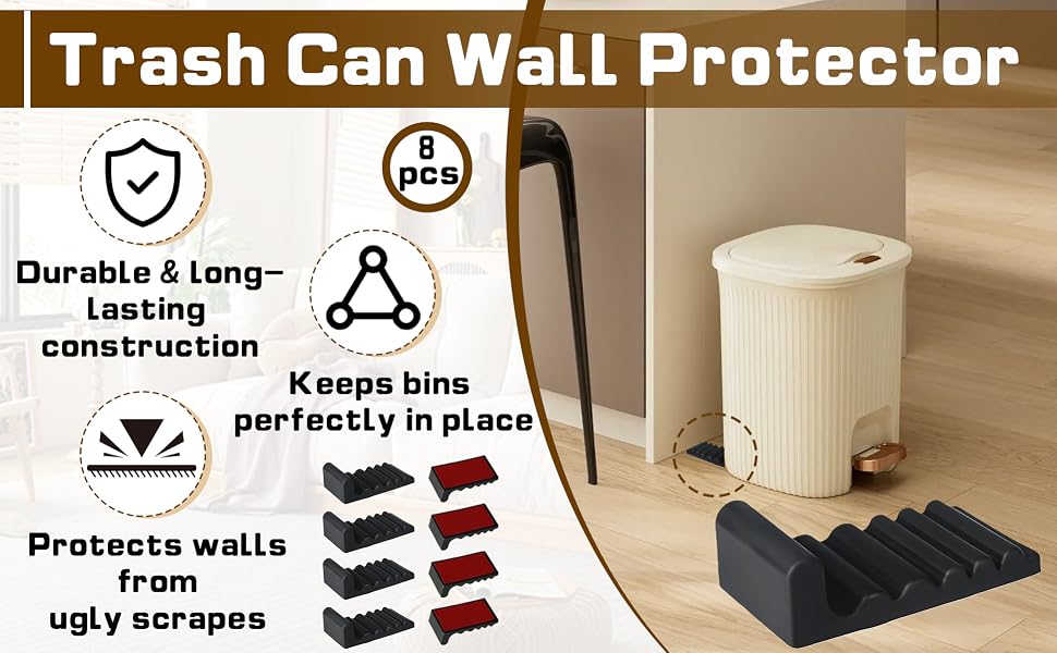 trash can wall guard bumpers A+1