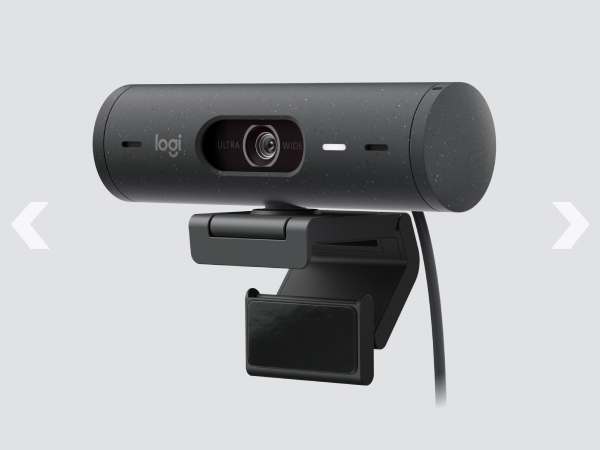 brio 501 full hd black webcam