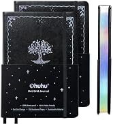 Ohuhu 2 Pack Bleedproof A5 Bullet Dotted Journal Notebook for Journaling | A5 Size 5.9" x 8.3", 1...