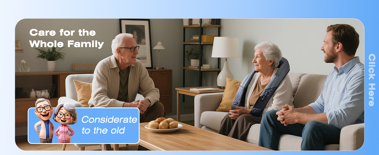 neck and shoulder massager with heat shiatsu neck and back massager shoulder massager