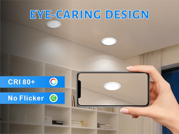 Flicker-free ceiling light