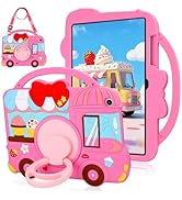 SAMONPOW for Galaxy Tab A9 Plus Case 11 Inch 2023 Cute Dessert House Samsung Galaxy Tab A9+ Case ...