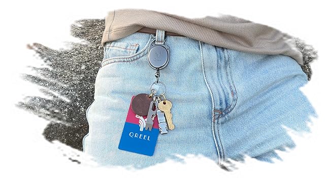 Metal Heavy-duty Retractable Badge Holder Reel with Carabiner &amp;amp; Belt Clip &amp;amp; Key Ring