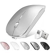 Bluetooth Wireless Mouse for MacBook Air Mac Pro Laptop Computer iPad Pad PC Optical Rechargeable...