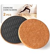MUYOS Core Sliders for Working Out, Floor Sliders for Exercise, Sliding Discs for Exercise on Har...