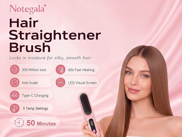 Hair Straightener Brush