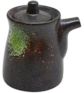 MDEOOSKY Ceramic Seasoning Bottle, Japanese Style Earthenware Ceramic Oil Dispenser, Olive Oil Di...
