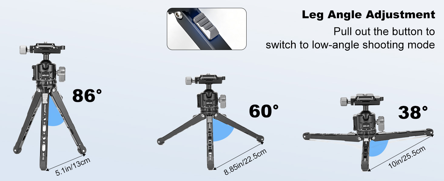Koolehaoda Mini Tripod for Camera, 3-in-1 Selfie Stick Tripod with Extension Pole &amp;amp; Phone Holder