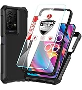 DpS for TCL K32 5G/TCL K33 5G 3-in-1 Case, TCL K32 5G with Screen Protector, Dual-Layer TCL K33 5...