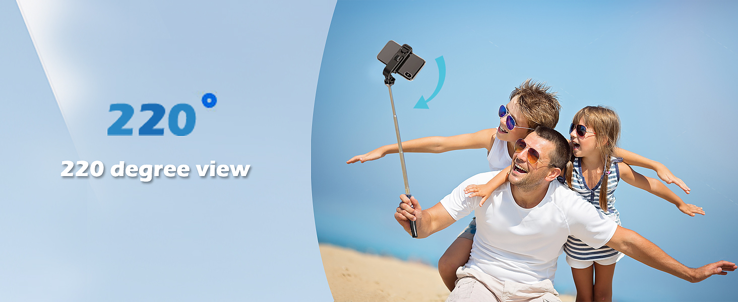 Wireless Remote Shutter selfie stick phone tripod