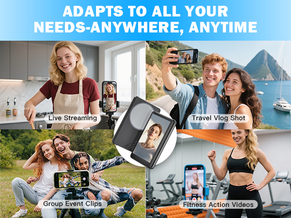 magnetic phone vlog selfie monitor screen