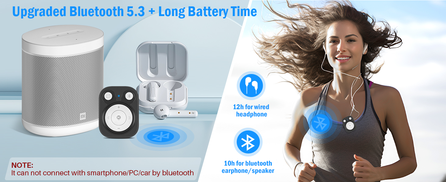 Bluetooth Mp3 player + Long battery time