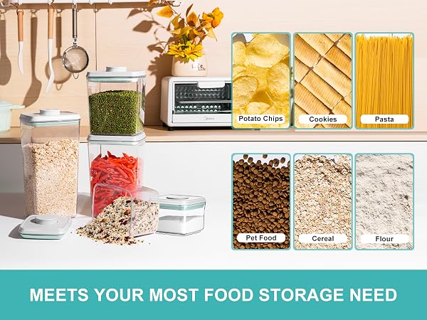 pet food flour sugar cereal container