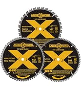 ANGELSWORD 10 Inch Table Saw Blade/Miter Saw Blade, 32T for Framing&amp;60T for Fine Finish&amp;80T for U...