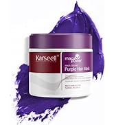 Karseell maca power Purple Hair Mask Professional Neutralizes Brass &amp; Yellow Tones For Blonde Sil...