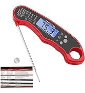 Lonicera Digital Meat Thermometer for Food Cooking. Waterproof & Instant Read for Kitchen Baking,...