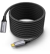 Anker USB C 10Ft Extension Cable - 3.2/10Gbps, 100W Fast Charging & 4K@60Hz Video Sync, Braided M...