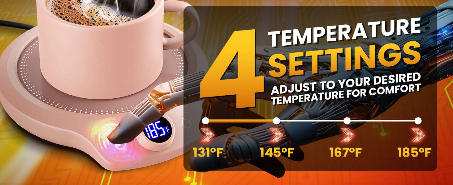 Coffee Mug Warmer Pink