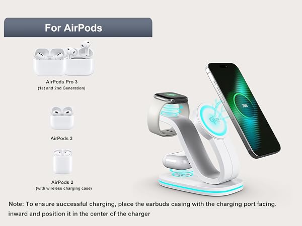 mag safe. charger for airpod pro 3 case apple watch accessories