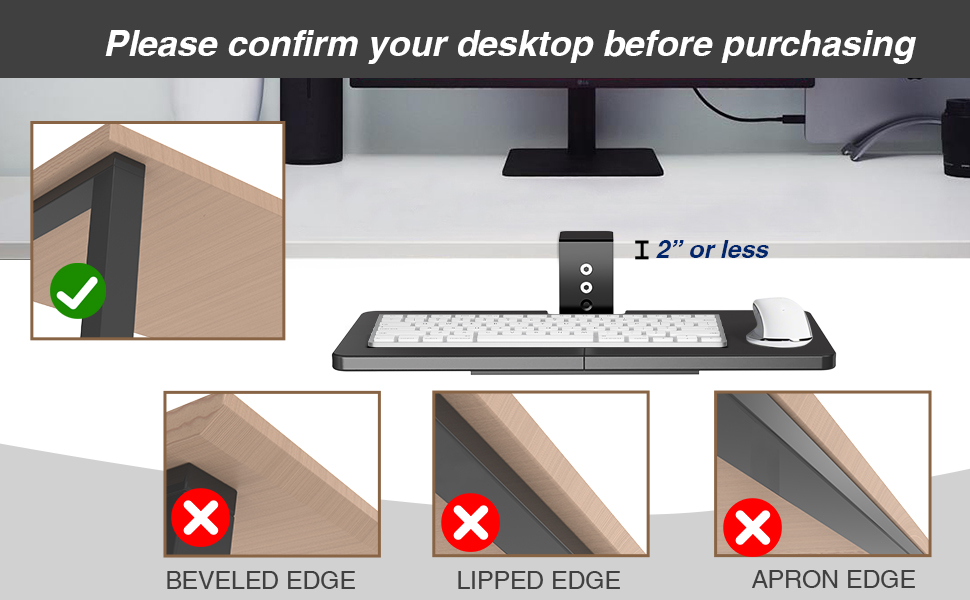 Keyboard and Mouse Tray