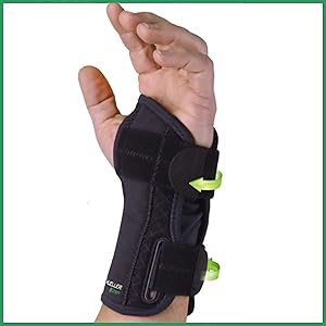 reversible wrist brace made of recycled materials
