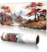 Cherry Blossom XL Mouse Pad,Large Mouse Pad Gaming 31.5 x 11.8 in Mouse Mat Desk Pad,Extended Key...